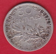 France 50 Centimes Semeuse 1905 - Other & Unclassified