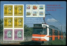 HONG KONG BF046 Anniversaire Des Transports Urbains - Tramway - Blocks & Sheetlets
