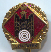 ARCHERY / SHOOTING - LUFTGEWEHR, Schutzenbund Germany, Enamel, Vintage Pin, Badge, Abzeichen - Bogenschiessen
