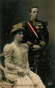 Familles Royales - Royauté - Espagne - Espana - Spain - S.S.M.M. Los Reyes D'Alfonso Y Victoria - état - Royal Families