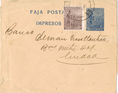 21054. Faja Publicacion Entero Postal BUENOS AIRES (Argentina) 1915 - Entiers Postaux