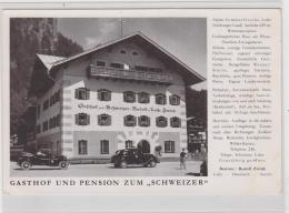 AK - Salzburg - Lofer - Gasthof  ZUM SCHWEIZER -  1956 - Lofer