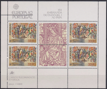 PORTUGAL 1982 HB-36 NUEVA - Blocks & Sheetlets