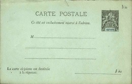 GUYANE - Entier Sur Carte Vierge Au Type Groupe - P21140 - Lettres & Documents