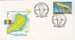 ARCTIC EXPEDITION, GREENLAND, ROMANIAN EXPEDITION, SPECIAL COVER, 1994, ROMANIA - Expediciones árticas