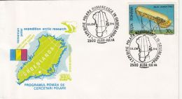 ARCTIC EXPEDITION, GREENLAND, ROMANIAN EXPEDITION, SPECIAL COVER, 1994, ROMANIA - Expéditions Arctiques