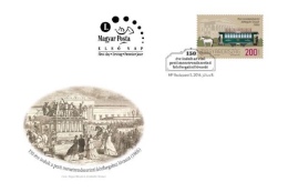 HUNGARY - 2016. FDC -  150th Anniversary Of The Horse Tramway In Pest - FDC