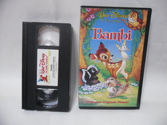 VHS WALT DISNEY I CALSSICI BAMBI. - Cartoons