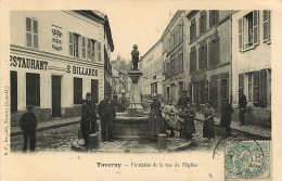 95   TAVERNY  FONTAINE DE LA RUE DE L'EGLISE - Taverny