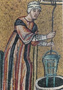 Cartolina Ravenna Basilica Di S.apollinare Nuovo (sec.vii)-la Samaritana. - Sonstige & Ohne Zuordnung