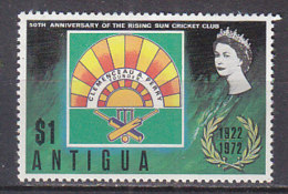 P2792 - BRITISH COLONIES ANTIGUA Yv N°290 ** CRICKET - 1960-1981 Ministerial Government