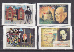 P2793 - BRITISH COLONIES ANTIGUA Yv N°340/43 ** CHURCHILL - 1960-1981 Ministerial Government