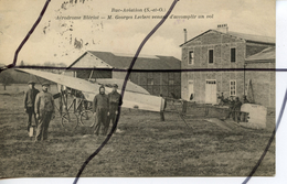 CARTE ANIMÉE. CPA.D78. BUC-AVIATION. Aérodrome BLERIOT. LECLERC Venant D'accomplir Un Vol. - Buc