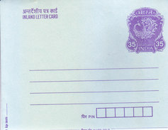 INDIA UNUSED / MINT INLAND LETTER CARD WITH SLOGAN - GANDHI THEME - UNTOUCHABILITY IS A CRIME, AGAINST GOD AND MAN - Inland Letter Cards