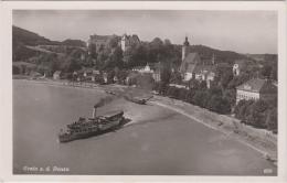 AK - GREIN A.d. Donau Mit Dampfschiff 1950 - Grein