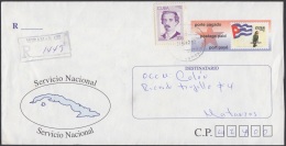 1998-EP-140 CUBA 1998. Ed.3. POSTAL STATIONERY COVER. SOBRE SERVICIO NACIONAL CERTIFICADO. - Brieven En Documenten