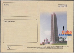 2000-EP-155 CUBA 2000. Ed.8. PLAZA DE LA REVOLUCION. ENGRAVING ERROR DISPLACED COLOR. - Lettres & Documents