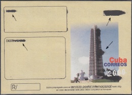 2000-EP-159 CUBA 2000. Ed.8. PLAZA DE LA REVOLUCION. ENGRAVING ERROR BLACK COLOR. - Briefe U. Dokumente