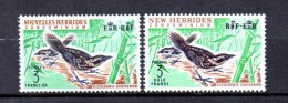 NOUVELLES-HEBRIDES - 3 F. Oiseau De 1965 Neufs LUXE Anglais Et Français - Ongebruikt