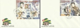 Togo 2011, Music, Elvis, Bob Dylan, 3val In BF In FDC - Elvis Presley