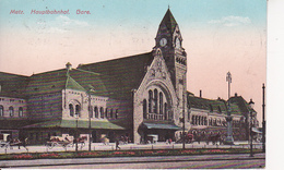 AK Metz - Hauptbahnhof - Gare - 1913 (26822) - Lothringen