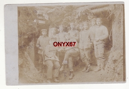 Carte Postale Photo Militaire Allemand --Sous-Terrain- Tranchée-Tunnel A Situer Traduire - War 1914-18