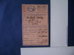 AVIATION - RARE CUPOM OF IDENTIFICATION OF AEROVIAS BRASIL IN 1947 IN THE STATE - Cartes D'embarquement