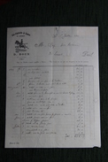 Facture Ancienne - SAUMUR - Tailleur , Ecole D'Apllication De Cavalerie. D.ROUX - 1900 – 1949