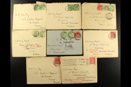 CORRESPONDENCE FROM BATH TO BURMA AND INDIA 1907-1916 Collection Of Covers (generally With Full Contents)... - Sonstige & Ohne Zuordnung