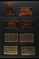 BRONZE PLAQUE CARDS INTERNATIONAL TOBACCO CO. LTD. 1934 "Famous Buildings And Monuments Of Britain" (small Size) -... - Altri & Non Classificati