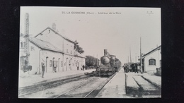 CPA D18 La Guerche Gare - La Guerche Sur L'Aubois