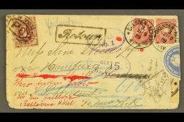 1889 REDIRECTED POSTAGE DUE COVER. (21 Sep) Interesting Cover From Germany Bearing 10pf (x2) And US Postage Due 1c... - Otros & Sin Clasificación