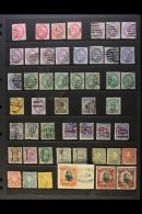 1886-1953 USED COLLECTION Presented Chronologically On A Trio Of Stock Pages. Includes A George I Range With Shade... - Tonga (...-1970)
