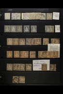 1862 TO 1881 PERFORATED SITTING HELVETIA SPECIALIZED COLLECTION Of Mint & Used Stamps Arranged In A Binder.... - Autres & Non Classés