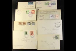 LOCAL POSTS COVERS 1944-1945 Collection Of Mostly Philatelic Covers Bearing Various Local Stamps Inc Centrala... - Otros & Sin Clasificación