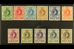 1938-54 KGVI Definitives Complete Basic Set, SG 28/38a, Never Hinged Mint. (11 Stamps) For More Images, Please... - Swaziland (...-1967)