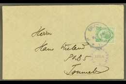 1917 (4 Aug) Env From Erundu To Tsumeb Bearing ½d Union Stamp Tied By Scarce "ERUNDU" Cds Cancel, Putzel... - South West Africa (1923-1990)