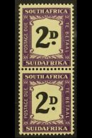 POSTAGE DUES 1948-9 2d Thick, Double "2D." In Vertical Pair With Normal, SG D36a, Never Hinged Mint. For More... - Sin Clasificación