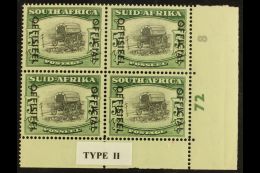 OFFICIAL 1950-4 5s Black & Deep Yellow-green, On SG 122a, Cylinder 72 8, SG O50a, Never Hinged Mint, Light... - Sin Clasificación