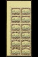 1933-48 2d Grey & Dull Purple, Corner Marginal Block 12 With Closed "G" In "POSTAGE" Variety On R2/2 (Union... - Sin Clasificación