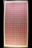 1933-48 1d Ship, Issue 16 In COMPLETE SHEET OF 240 (120 Pairs) With Union Handbook Varieties V1/7, Arrow Blocks... - Ohne Zuordnung