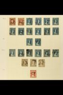 NATAL 1859-1895 VALUABLE USED COLLECTION With Shade & Postmark Interest, Neatly Presented On Album Pages.... - Non Classés