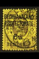MAFEKING SIEGE 1900 6d On 3d Purple On Yellow, Type 1 Ovpt On Bechuanaland Protectorate Issue, SG 9, Very Fine... - Sin Clasificación