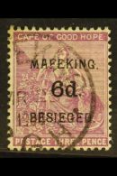 MAFEKING SIEGE 1900 6d On 3d Magenta, Cape Issue, Type 1 Ovpt, SG 4, Very Fine Used. For More Images, Please Visit... - Unclassified