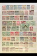1857-1908 OLD RANGES On Stock Pages, Mint & Used, Inc NATAL (all Used) 1857-61 3d (small Part Of Oval Cancel),... - Non Classificati