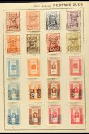 POSTAGE DUES 1917-39 Mint Or Used Collection On Album Pages, Includes 1917 Set Used Plus 2pi Mint (this Never... - Saudi-Arabien