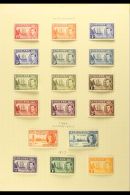 1937-1949 COMPLETE VERY FINE MINT COLLECTION On Leaves, All Different, Inc 1938-44 Set Inc Both 8d Shades, 1948... - Isola Di Sant'Elena