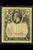 1922-37 ½d Grey & Black "Torn Flag" Variety, SG 97b, Fine Mint For More Images, Please Visit... - St. Helena