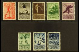 1938 Sports Complete Set (Michel 657/64, SG 830/37), Very Fine Mint, Very Fresh. (8 Stamps) For More Images,... - Otros & Sin Clasificación