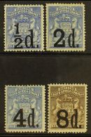 1892 Jan) Surcharges Set, SG 14/17, Fine Mint. (4) For More Images, Please Visit... - Altri & Non Classificati